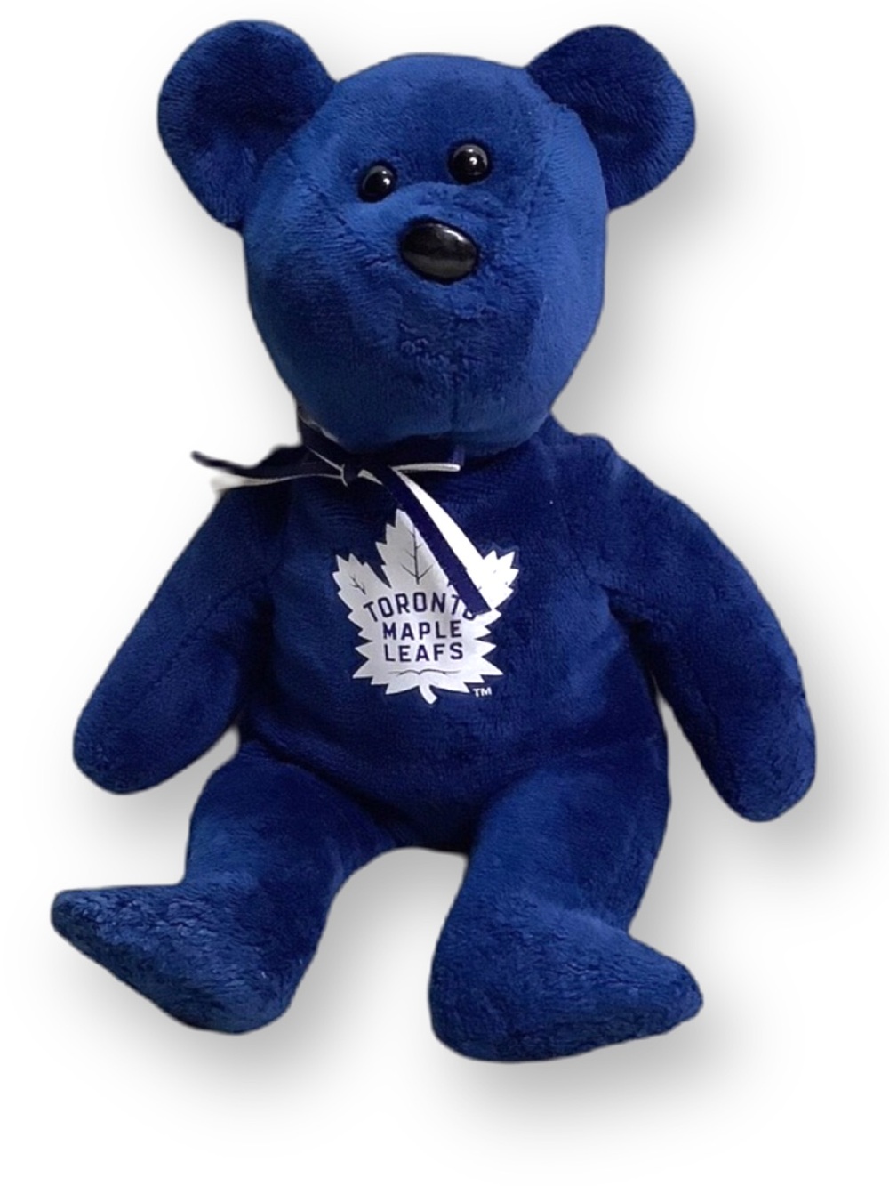 Ty NHL Toronto Maple Leafs Blue Bear Plush 9in Fan Collectible 🏒